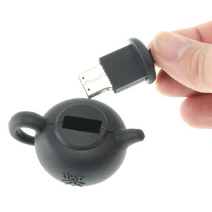 Custom PVC Tea Pot Shaped USB Flash Drive
