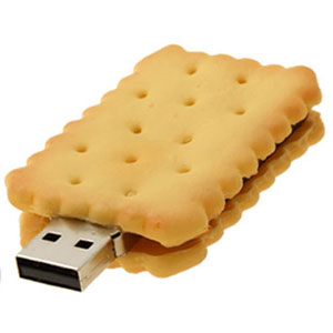 Custom PVC Cookie USB Flash Drive