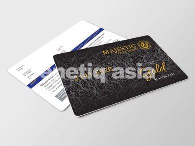 Membership Card with Gold Foil Printing