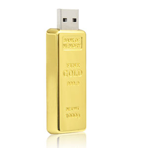 Metal Gold Bar USB Flash Drive