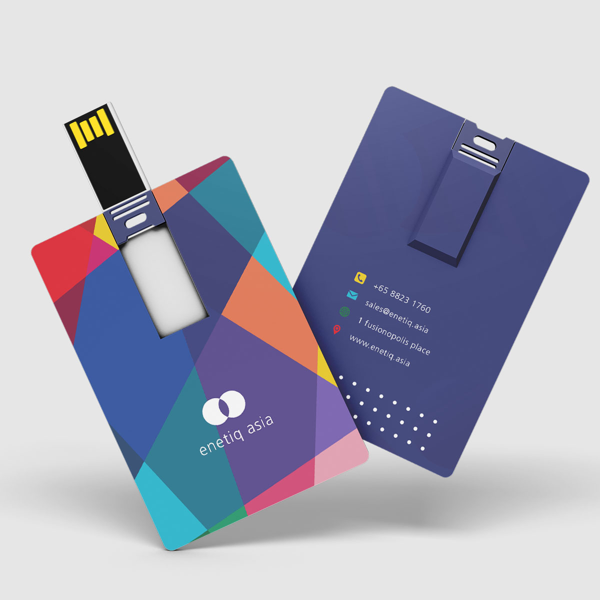 business-card-usb-colourful-polygons
